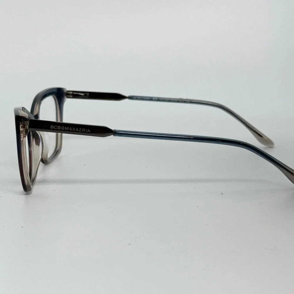 BCBGMAXAZRIA Cat‎ Eye Eyeglasses Blue Fade Gradient 48 16 130 21296